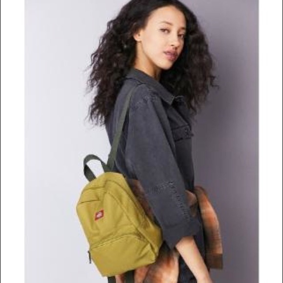 dickies black corduroy mini backpack